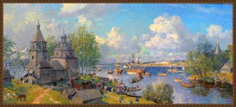 湖,俄罗斯油画经典作品欣赏_列维坦-艺术大咖