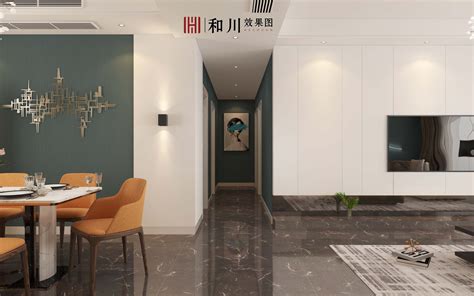 扬州和川空间设计效果表现赵鹏作品——现代轻奢客餐厅案例赏析-室内设计-拓者设计吧