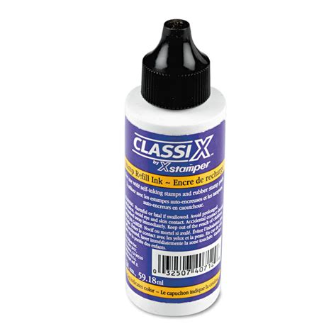 XST40712 | ClassiX® 40712 Refill Ink for Classix Stamps, 2 oz Bottle ...