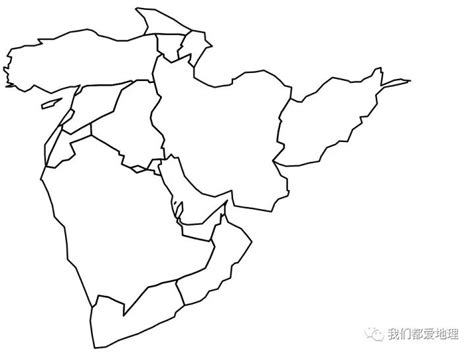 世界地图空白图片
