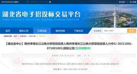 项目进展：荆州李埠长江公铁大桥建设即将启动_荆州新闻网_荆州权威新闻门户网站