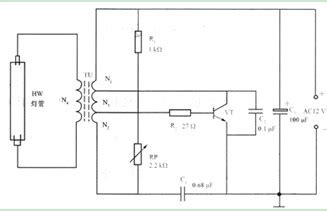 一款适用于点亮6~8W日光灯可转化交流电压的逆变器电路图-jdbpcb.com