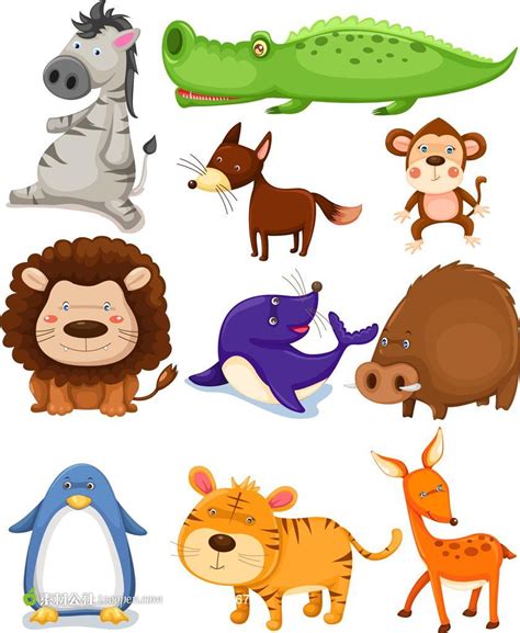 卡通小动物图片素材免费下载 - 觅知网