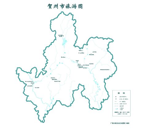 贺州市标准地图（旅游版）_贺州地图库_地图窝