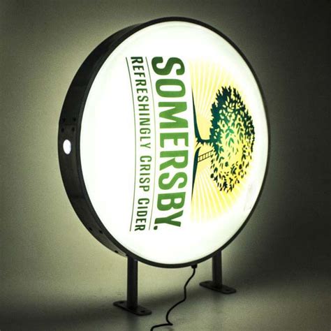 灯箱吸塑圆形灯箱户外防水广告展示空白丝网印刷LED灯光源-阿里巴巴