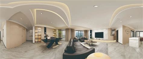 桂林耀辉美好家园现代简约风格装修设计224平米装修案例效果图