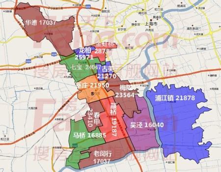 上海闵行区地图-上海闵行区属于上海什么方向