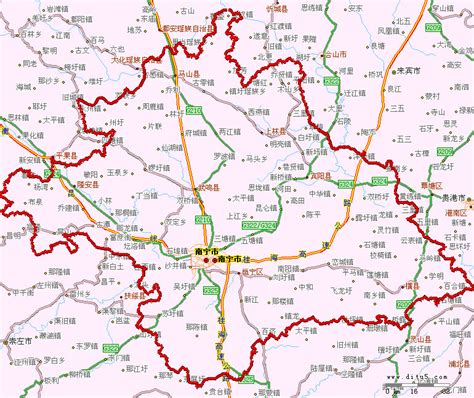 广西南宁最详细地图-百度地图 广西南宁市