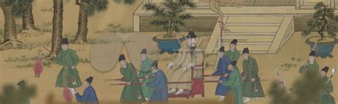 明宣宗行乐图图片