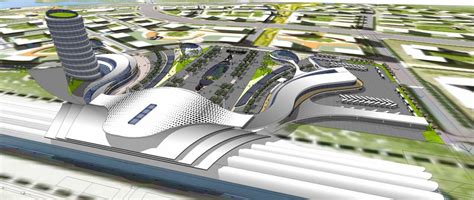 宣城某火车站规划建筑模型方案su模型下载-光辉城市