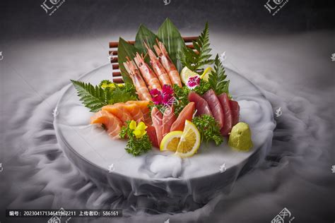 玫瑰刺身图片