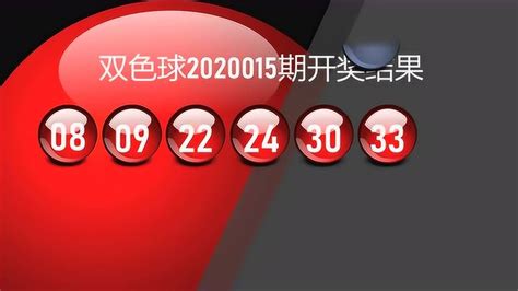 双色球2020015期开奖结果直播：蓝球01 红色球开出08 33_腾讯视频