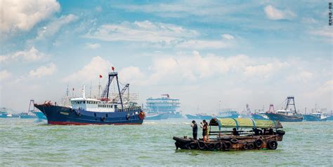中国著名渔港：江苏南通吕四港_江海