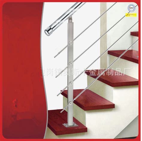 厂家直供304不锈钢楼梯扶手拉丝阳台立柱护栏杆 楼梯扶手新品推荐-阿里巴巴