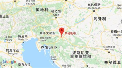 克罗地亚地图图片