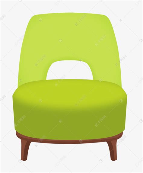 绿色卡通椅子素材图片免费下载-千库网