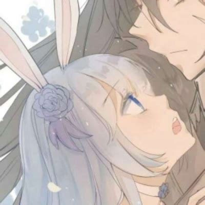温柔女生头像动漫情侣