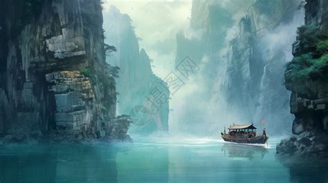 「黑白」轻舟万重山图片 「黑白」轻舟万重山图片