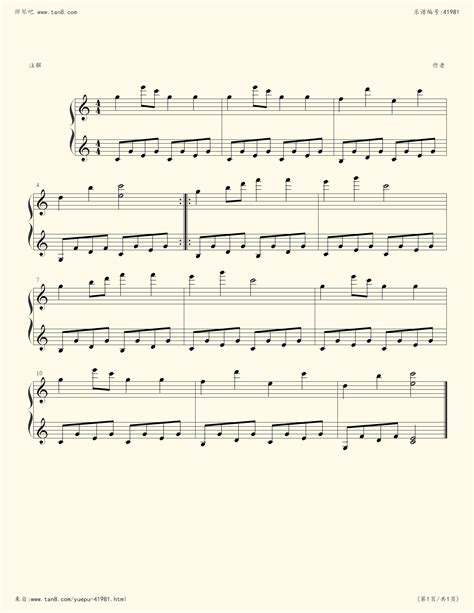 《车尔尼作品599第28条,钢琴谱》车尔尼（五线谱 钢琴曲 指法）-弹吧|蛐蛐钢琴网