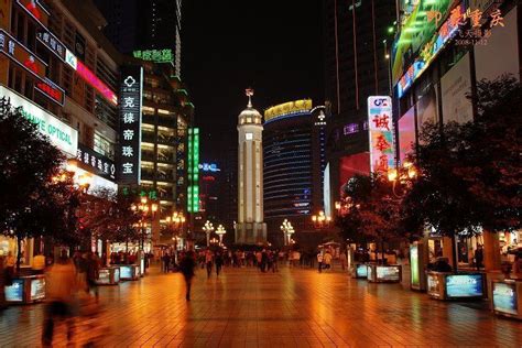 8K震撼重庆解放碑城市全景高层建筑城市宣传视频特效素材-千库网