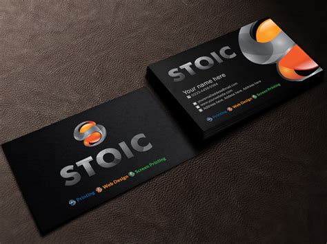 Modern, Professional, Business Business Card Design for Stoic by ...