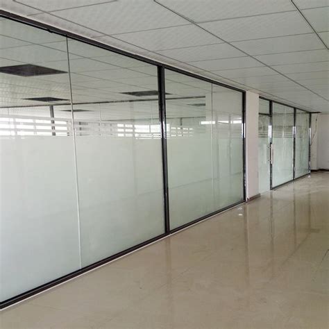 东莞安装厂房钢化玻璃隔断 办公室玻璃隔断 不锈钢框璃隔墙工程-阿里巴巴