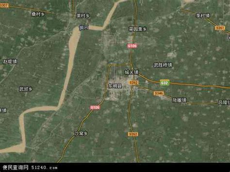 东明县地图 - 东明县卫星地图 - 东明县高清航拍地图
