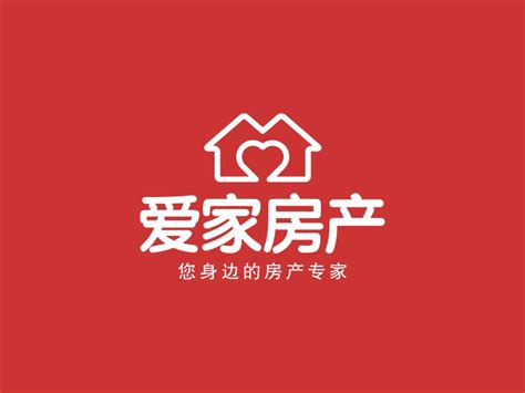 爱家房产logo设计 - LOGO123