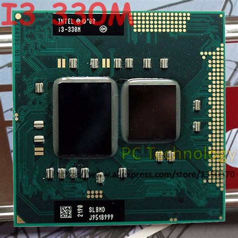 Original Intel core Processor I3 330M 3M Cache 2.1 GHz Laptop Notebook ...