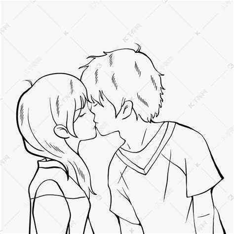 muamua来亲亲漫画人物接吻kiss参考图片