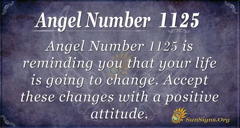Angel Number 1125 Meaning: Accept Positive Changes - SunSigns.Org