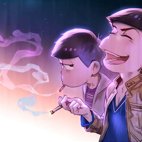 非主流吸烟男女头像