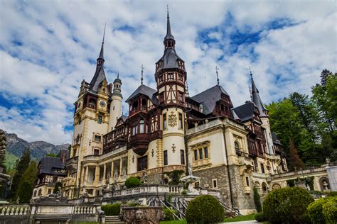 派勒斯城堡-锡，罗马尼亚特兰西瓦尼亚高清摄影大图-千库网