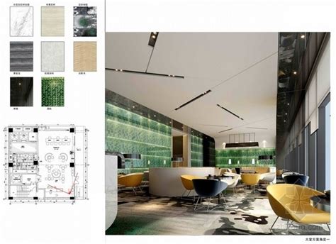 [宁德]清新简洁现代四星级酒店室内设计方案图-室内方案文本-筑龙室内设计论坛