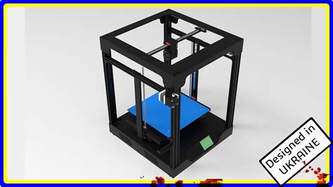 3D打印机结构图_SOLIDWORKS 2014_模型图纸下载 – 懒石网
