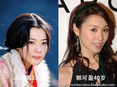 25位女明星今昔颜值对比，蔡少芬暴瘦，刘晓庆不老_腾讯视频