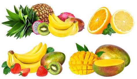 热带水果,平铺,菠萝,龙,式样,水果,看风景,芒果,白色背景,皮塔雅摄影素材,汇图网www.huitu.com
