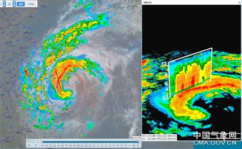 台风“安比”登陆前雷达显示图-中国气象局政府门户网站