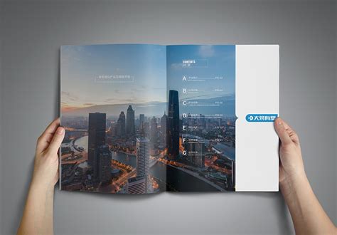 企业宣传册封面设计图片下载_红动中国