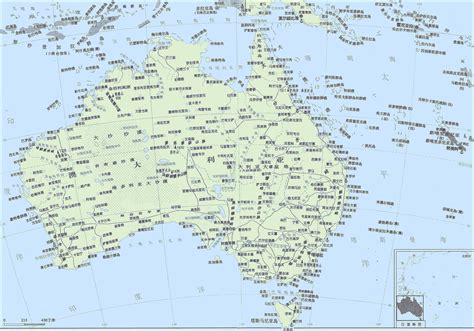手绘澳大利亚行政划分图EPS素材免费下载_红动中国