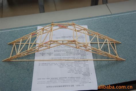 结构设计大赛桥梁模型,木质桥梁模型图,承重桥梁模型制作_大山谷图库