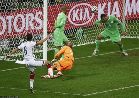 德国2-1阿尔及利亚 全场进球精彩瞬间(组图)_世界杯_腾讯网