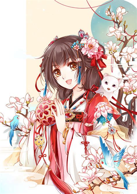 温柔头像动漫汉服女生