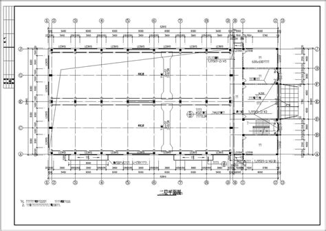 比较详细的钢结构工程B栋厂房建筑cad图纸_工业建筑_土木在线