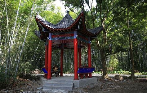 拱桥上的亭子建筑高清图片下载_红动中国