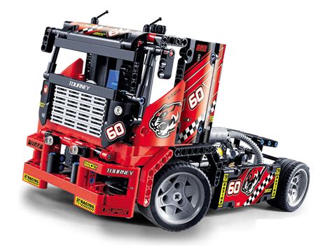 得高新款3360竞赛型卡车2合1变形儿童益智拼装积木玩具-阿里巴巴