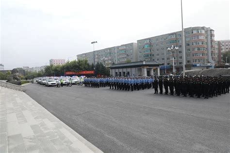 吉林省辽源市公安局举行警用装备发放仪式(组图)-特种装备网