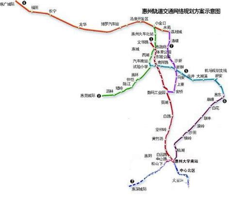 惠州轻轨规划图- 惠州本地宝