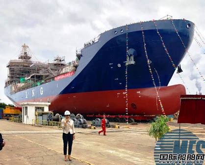 吉宝南通船厂首艘7500立方米LNG船下水 - 在建新船 - 国际船舶网