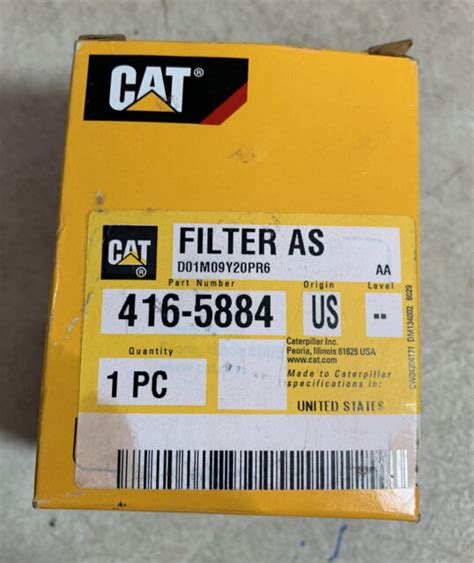 416-5884,4165884,416-5884 Cross Reference,4165884 Filtro,Caterpillar ...